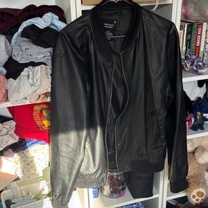 Black Bomber Jacket